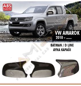 Vw Amarok Batman Yarasa Ayna Kapağı Piano Black / 2010 +