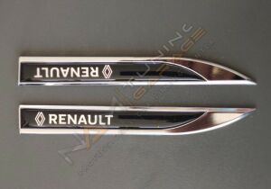 RENAULT ÇAMURLUK LOGO SAĞ SOL 2' Lİ