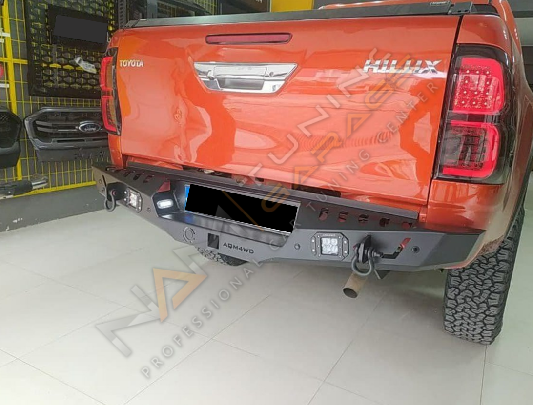 Toyota Hilux Arka Demir Tampon (AQM-S20)