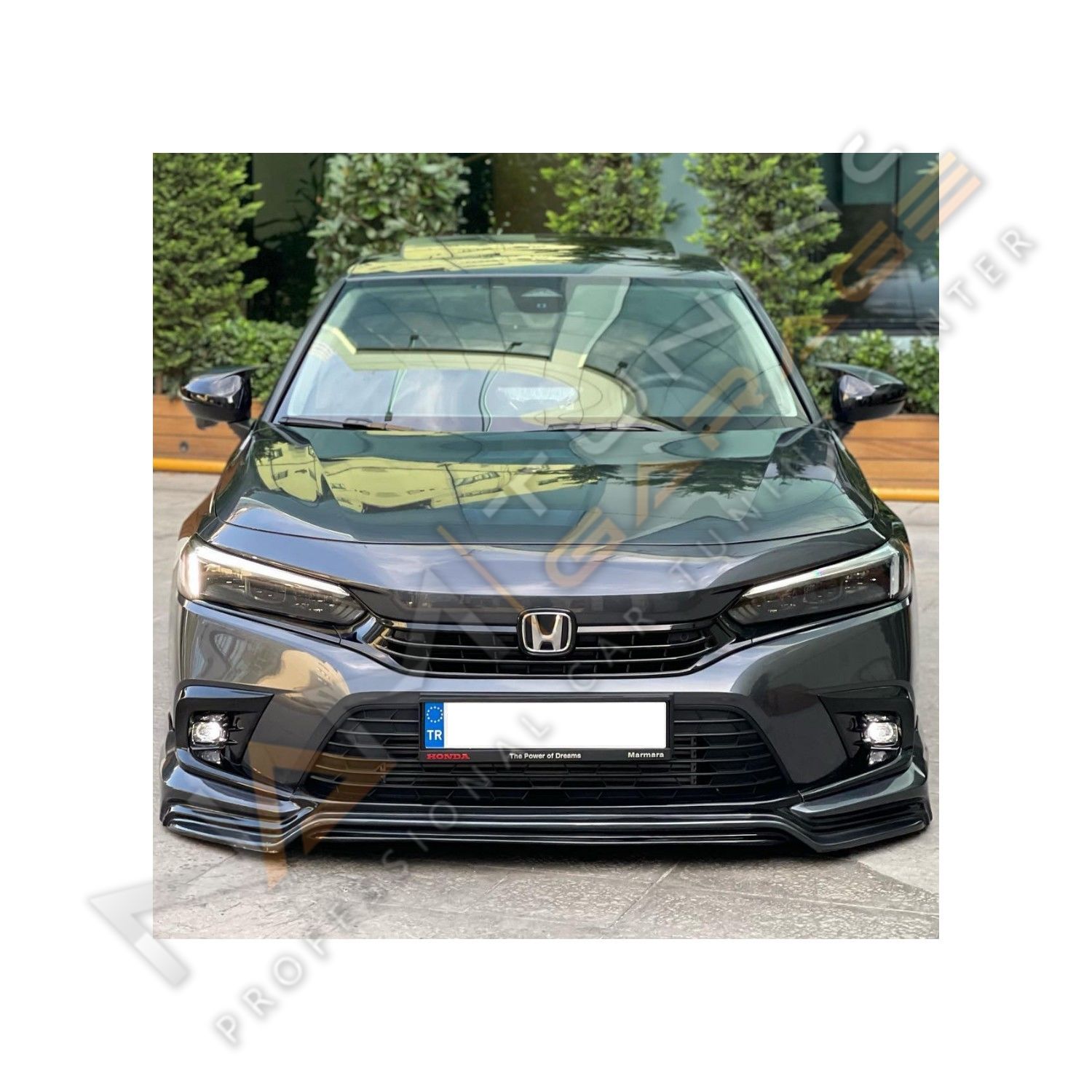 Honda Civic FE Batman Yarasa Ayna Kapağı Piano Black / 2022 Sonrası