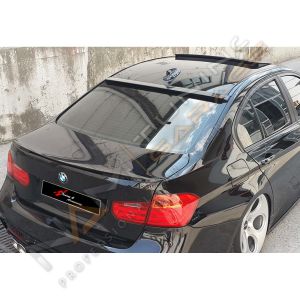 BMW F30 Cam Üstü Spoyler 2012-2018 arası Spoiler Parlak Siyah