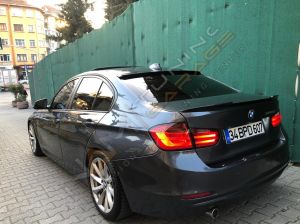BMW 3 SERISI F30 CAM ÜSTÜ SPOILER - PIANO BLACK (PARLAK SIYAH)