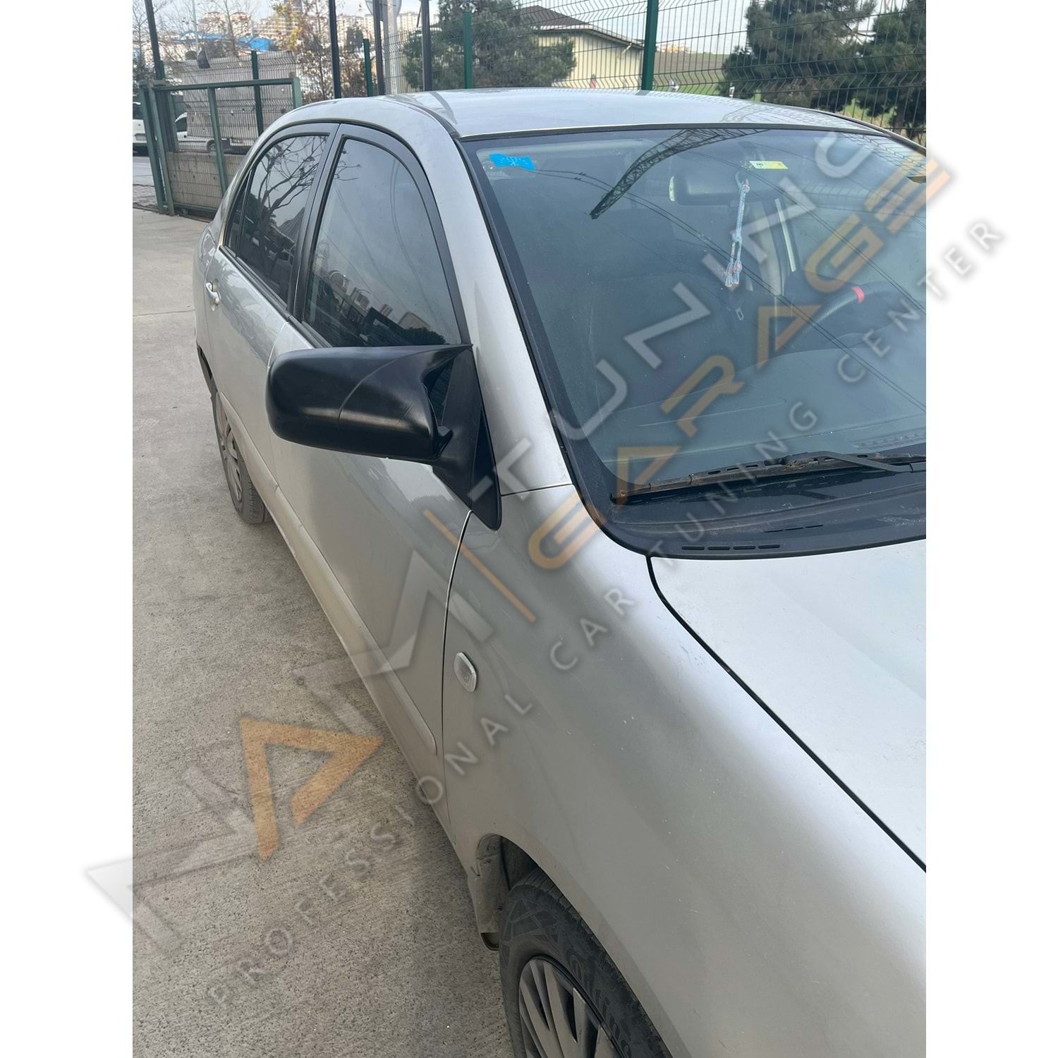Toyota Corolla E120 Batman Yarasa Ayna Kapağı Piano Black / 2002 - 2006 Sinyalsiz