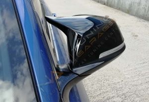 BMW F22 Batman Yarasa Ayna Kapağı Piano Black / 2013-2017 Tırnaksız