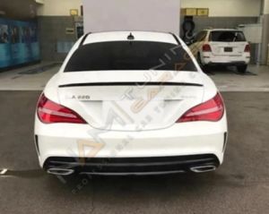 MERCEDES W117 CLA 2013-2019 IÇIN UYUMLU SPOILER - PIANO BLACK (PARLAK SIYAH)