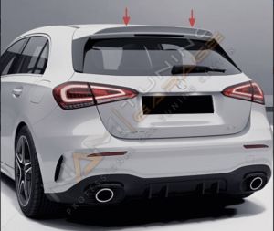 MERCEDES W177 A SERISI HB IÇIN UYUMLU A35 SPOILER - PIANO BLACK