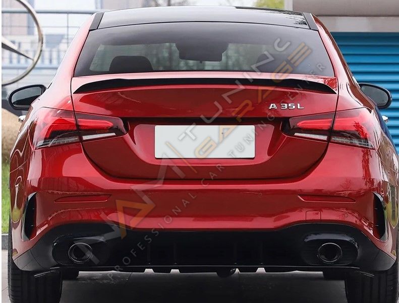 MERCEDES W177 2019+ A SEDAN SERISI IÇIN UYUMLU A35 SPOILER - PIANO BLACK