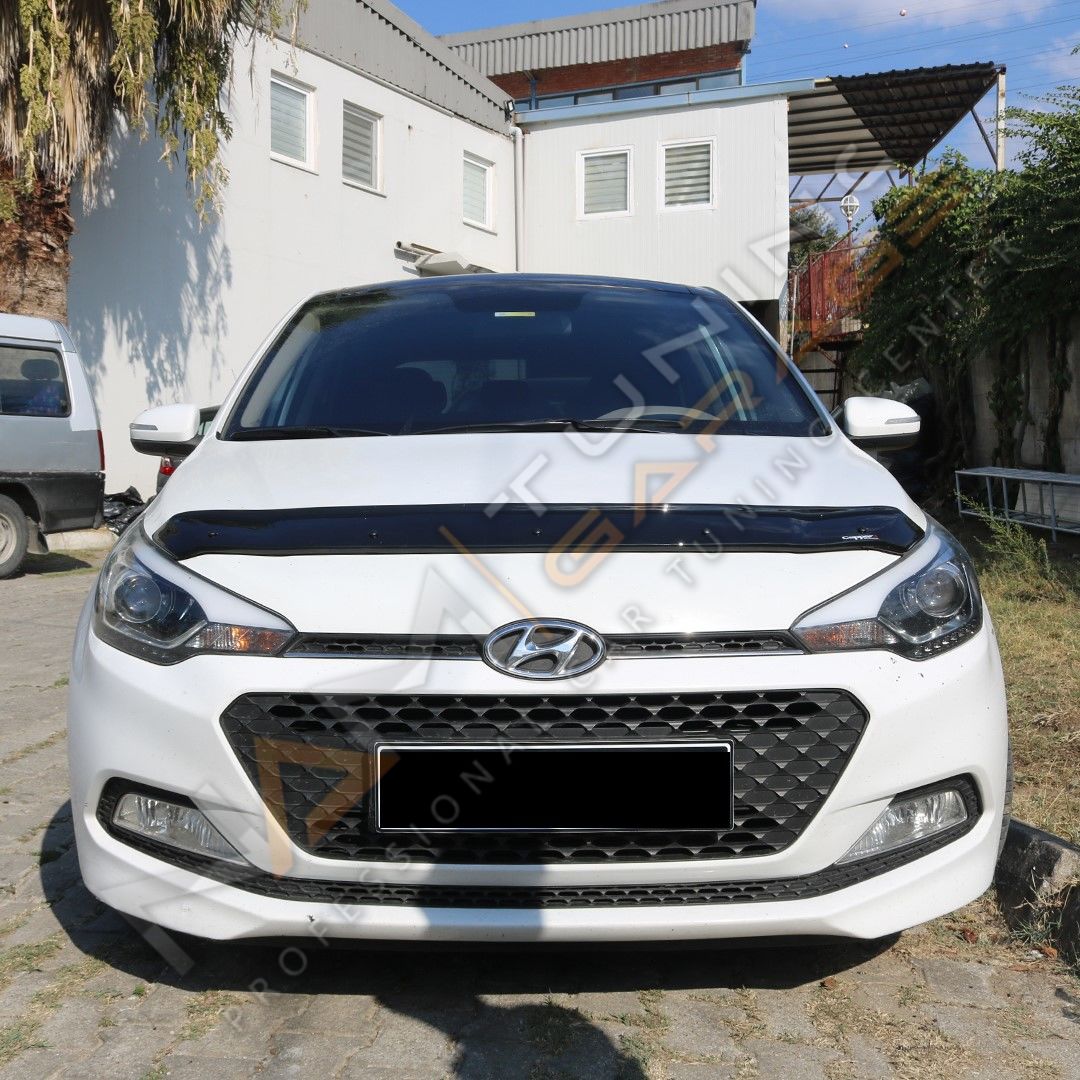 Hyundai i20 Kaput Rüzgarlığı 2014-2018 Parlak Siyah