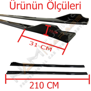 Universal Renkli Marşpiyel Lipi Alt Lip 6 parça