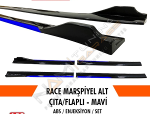 Universal Renkli Marşpiyel Lipi Alt Lip 6 parça