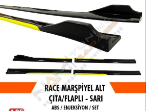 Universal Renkli Marşpiyel Lipi Alt Lip 6 parça