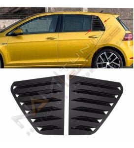 Golf 7 Kelebek Cam Vizörü (Plastik) Piano Black 2012-2020