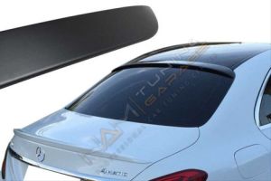 Mercedes W213 E Serisi Cam Üstü Spoyler 2016-2019 Parlak Siyah