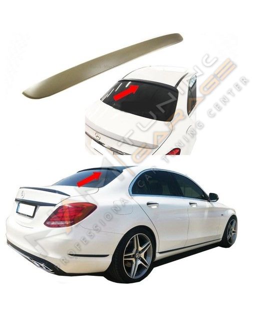 MERCEDES W213 2016-2019 E SERISI IÇIN UYUMLU CAM ÜSTÜ SPOILER - PIANO BLACK (PARLAK SIYAH)