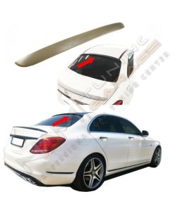 MERCEDES W213 2016-2019 E SERISI IÇIN UYUMLU CAM ÜSTÜ SPOILER - PIANO BLACK (PARLAK SIYAH)