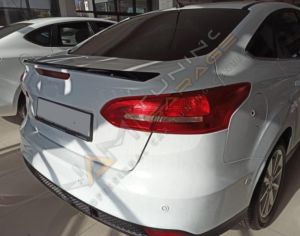 FORD FOCUS IÇIN UYUMLU 2014-2018 HYBRID SPOILER - PIANO BLACK (PARLAK SIYAH)