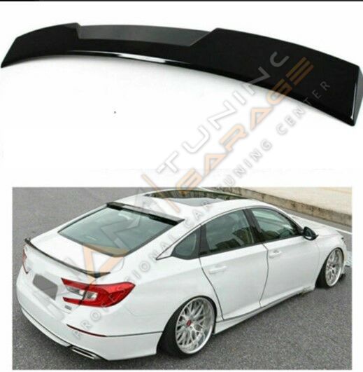HONDA ACCORD 2020+ IÇIN UYUMLU CAM ÜSTÜ SPOILER - PIANO BLACK