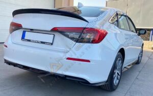 HONDA CIVIC FE1 2022 IÇIN UYUMLU AERO SPOILER - PIANO BLACK (PARLAK SIYAH)