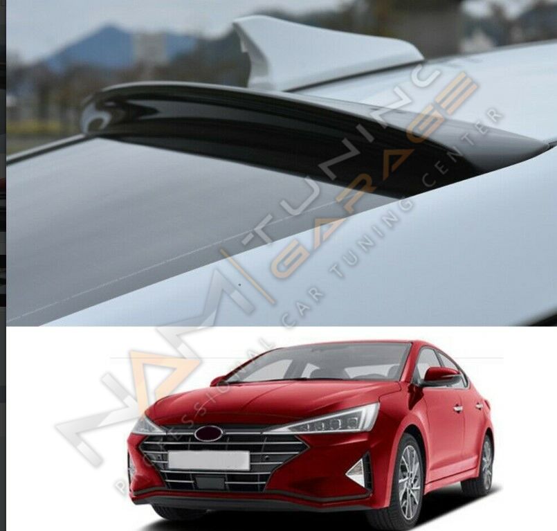 HONDA ELANTRA 2021+ CAM ÜSTÜ SPOILER - PIANO BLACK (PARLAK SIYAH)