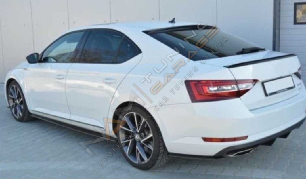 Skoda Superb Spoyler Bagaj Üstü Spoiler Parlak Siyah 2015-2019 arası