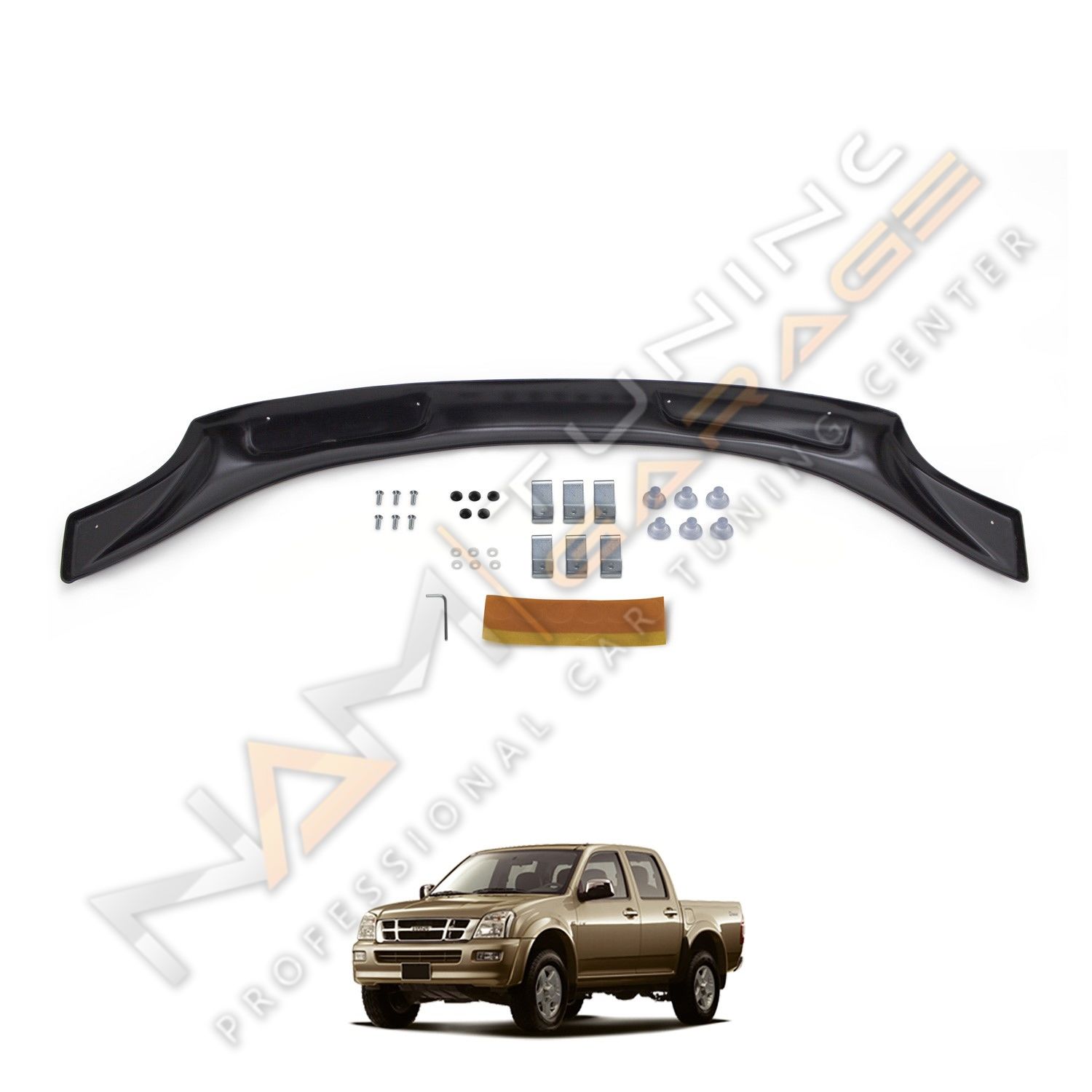 Isuzu DMax Kaput Rüzgarlığı 2002-2006 Yıl Aralığı Uyumlu