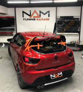 Renault Clio RS Spoyler HB Spoiler 2012-2019 Parlak Siyah