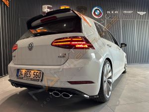 Golf 8 Oettinger Spoyler 2019+ Spoiler Plastik Parlak Siyah