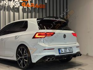 Golf 8 R Style Spoyler 2019+ Spoiler Plastik