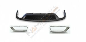 AUDİ A6 2012-2014 IÇIN UYUMLU 2015+ FACELIFT DIFÜZÖR ( PIANO BLACK)