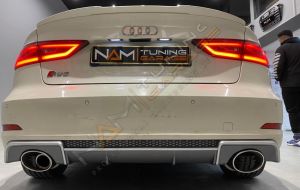 AUDİ A3 2013-2016 IÇIN UYUMLU RS3 SEDAN DIFUZÖR