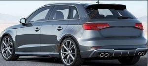 AUDİ A3 2016-2020 HATCHBACK IÇIN UYUMLU S3 DIFUZOR