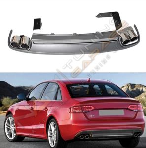 AUDİ A4 2008-2012 IÇIN UYUMLU S4 DIFÜZÖR VE EGZOZ SETI