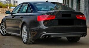 AUDİ A6 2012-2014 IÇIN UYUMLU S6 DIFÜZÖR - (STANDART TAMPON IÇIN)