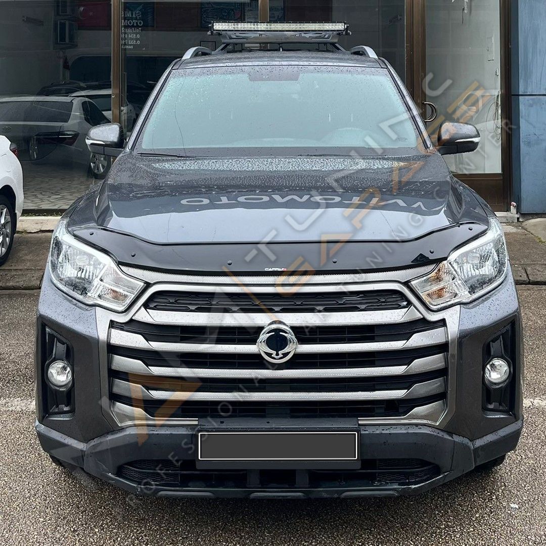 Ssangyong Musso Kaput Rüzgarlığı 2021- Yılı ve Sonrası Uyumlu