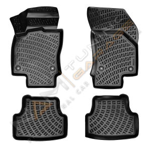 Rizline Volvo XC-90 XC90 2002-2014 Havuzlu 3D Paspas Takımı Seti Tam Uyumlu A++ Profesyonel Oto Paspas