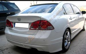 Honda Civic FD6 2006-2011 Cam Üstü Spoiler Parlak Siyah