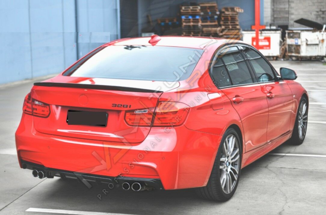 BMW F30 2012-18 M DİFÜZÖR SAĞ -SOL ÇİFT ÇIKIŞ PİANO BLACK ABS PLASTİK