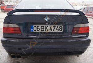 BMW E36 IŞIKLI SPOİLER BOYALI FİBER