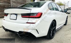 BMW 3 SERISI G20 2019+ IÇIN UYUMLU DIFÜZÖR 3.40i PIANO BLACK ( M-Sport)