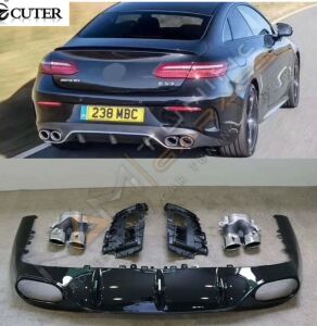 Mercedes E Coupe 2017+ C238 Difüzör + egzoz Ucu Coupe - Cabrio