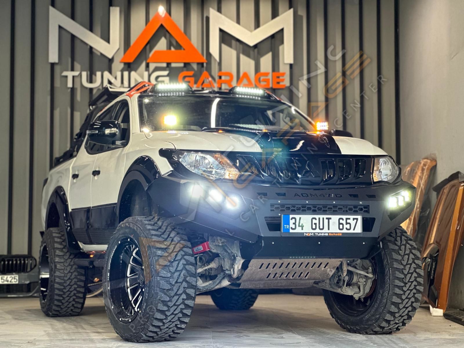 Mitsubishi L200 Ön Demir Tampon 2015-2018 (AQM-M50)