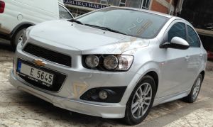 CHEVROLET AVEO ÖN EK KARLIK FİBER BOYALI