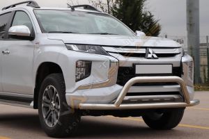 Mitsubishi L200 Krom Ön Koruma PST15