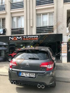 CİTROEN  C4 BAGAJ ÜSÜ SPOİLER FİBE0R BOYALI