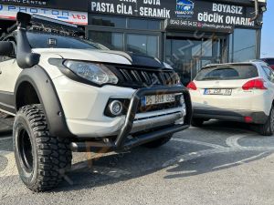 Mitsubishi L200 Siyah Ön Koruma PST16