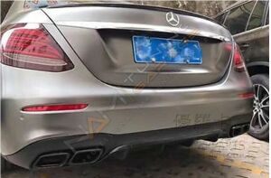 MERCEDES W213 E SERISI IÇIN E63 SIYAH DIFÜZÖR & EGZOZ SETI(AMG) 2017+ & SIYAH EGZOZ ILE