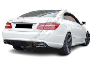 MERCEDES W207 E COUPE 2014-2016 IÇIN UYUMLU DIFÜZÖR VE SILVER EGZOZ SETI