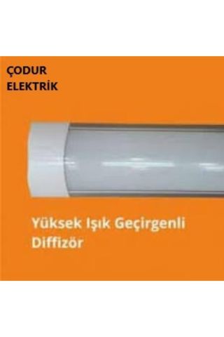 36w 6500k Beyaz Yatay Led Bant Armatür 2520 Lümen