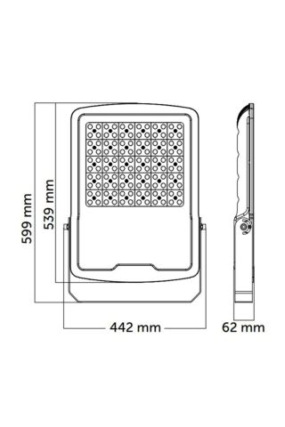 İnoled Elegant 400w Led Projektör 40000 Lümen 6500K Beyaz Işık