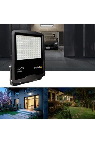 İnoled Elegant 400w Led Projektör 40000 Lümen 6500K Beyaz Işık